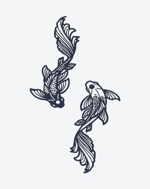 Lucky Koi Flow Art