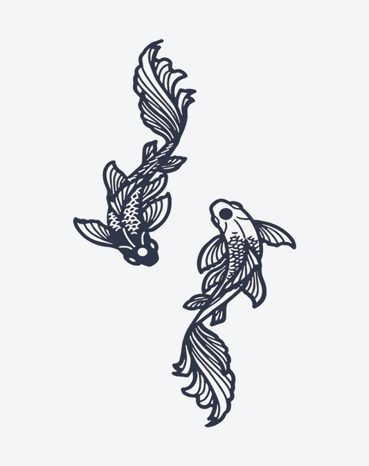 Lucky Koi Flow Art