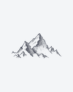 Dot Work Mountain Peak