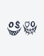 Kantige Grinsegesichter