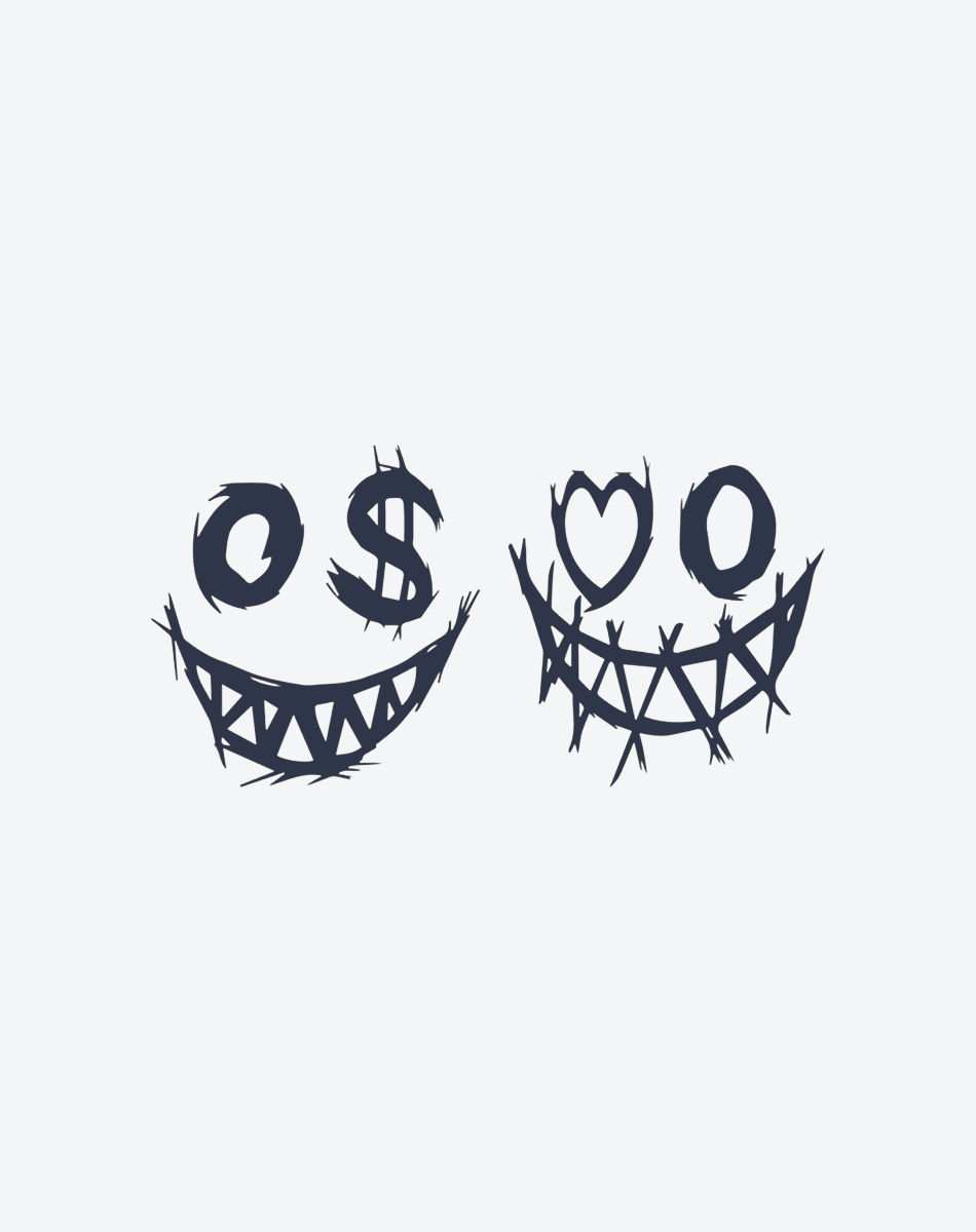 Edgy Grin Faces