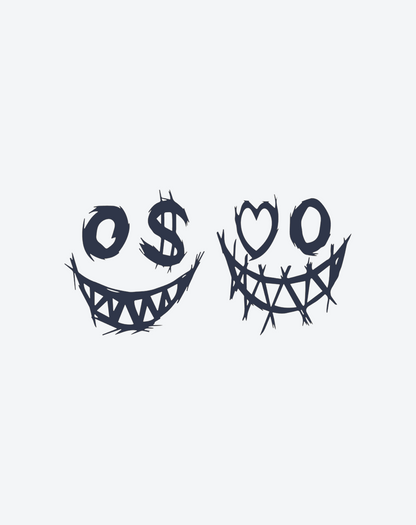 Edgy Grin Faces