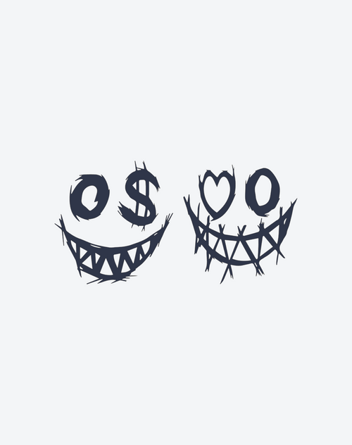 Edgy Grin Faces