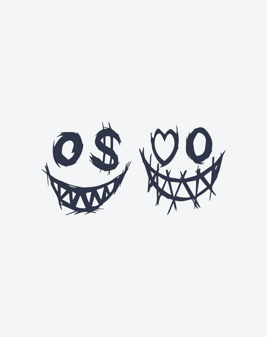 Edgy Grin Faces