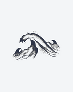 Japanische Ozeanwelle