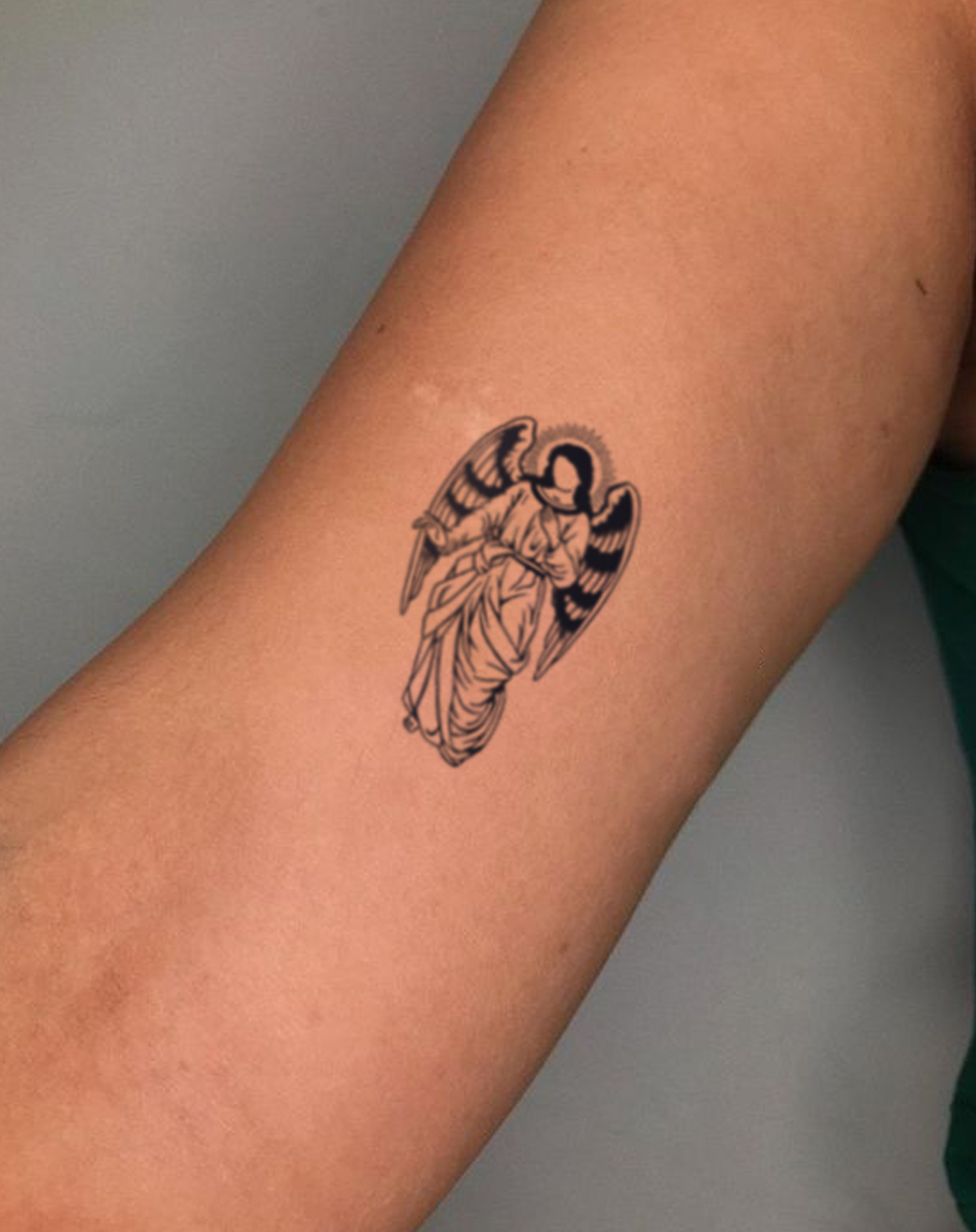 Small Angel Tattoos That Shine for Women