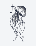 幻想的なクラゲアート