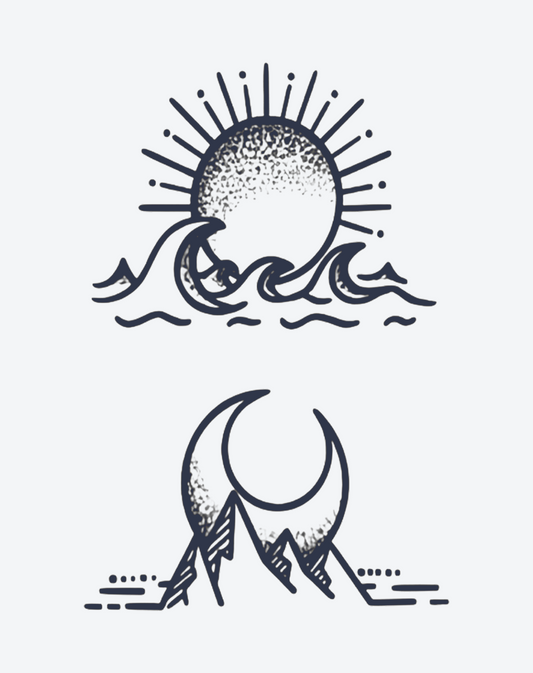 太陽と海の静けさ