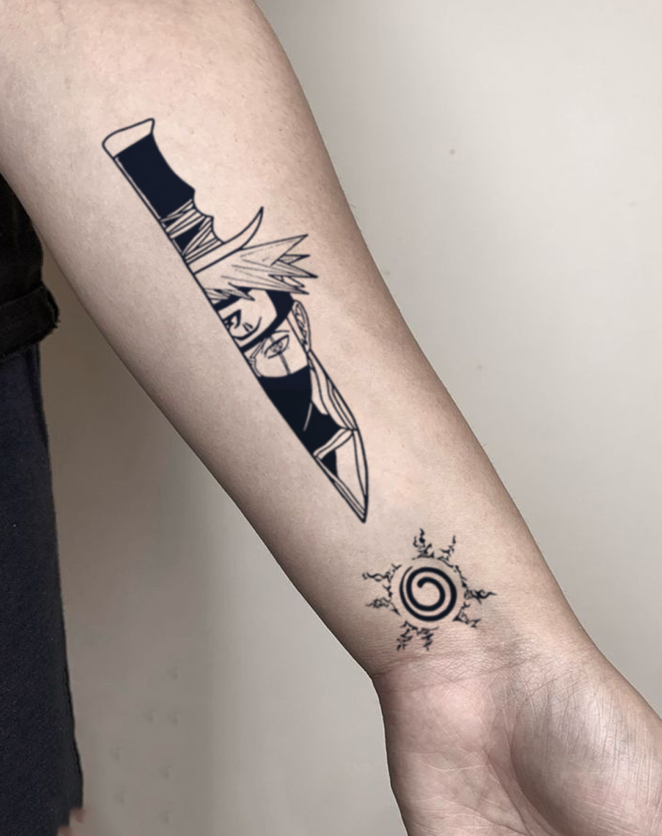 Anime Tattoo Sheet(4 pieces)