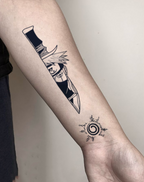 Anime Tattoo Sheet(4 pieces)