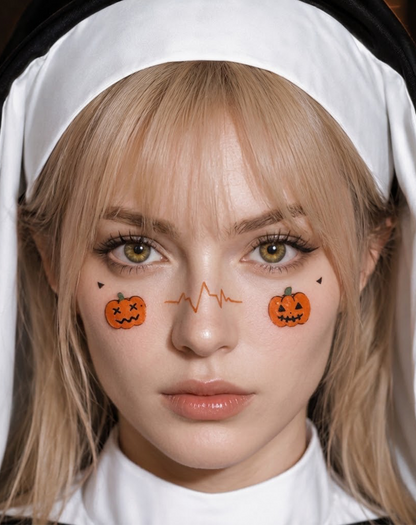 Pumpkin Scribble Tattoo