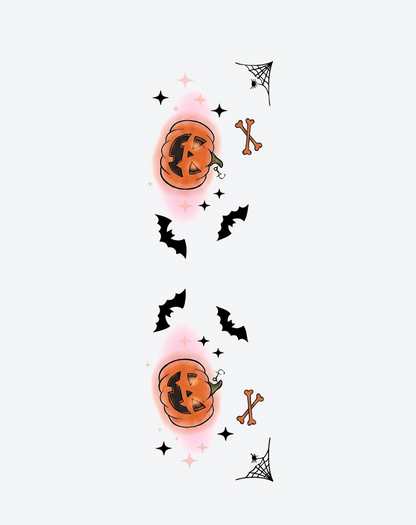 Cute Spooky Pumpkin Tattoo