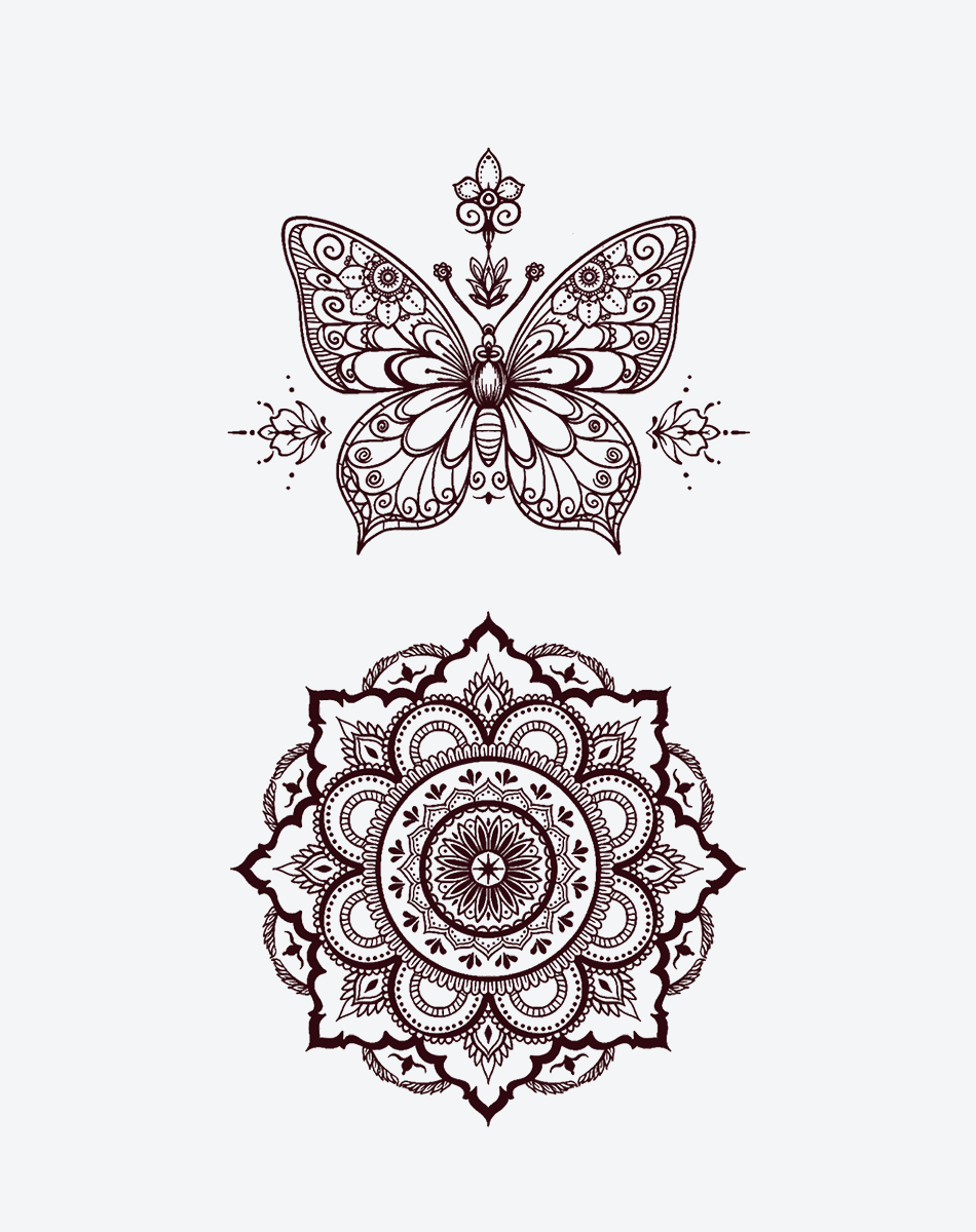 Butterfly & Mandala