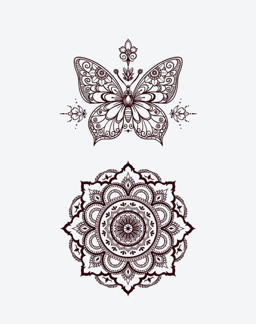 Butterfly & Mandala