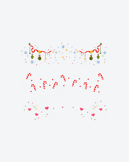 Christmas Sweetheart Face Tattoo Set