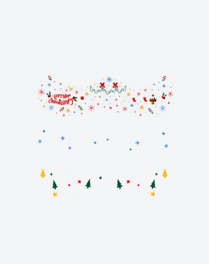 Christmas Twinkle Face Tattoo Set
