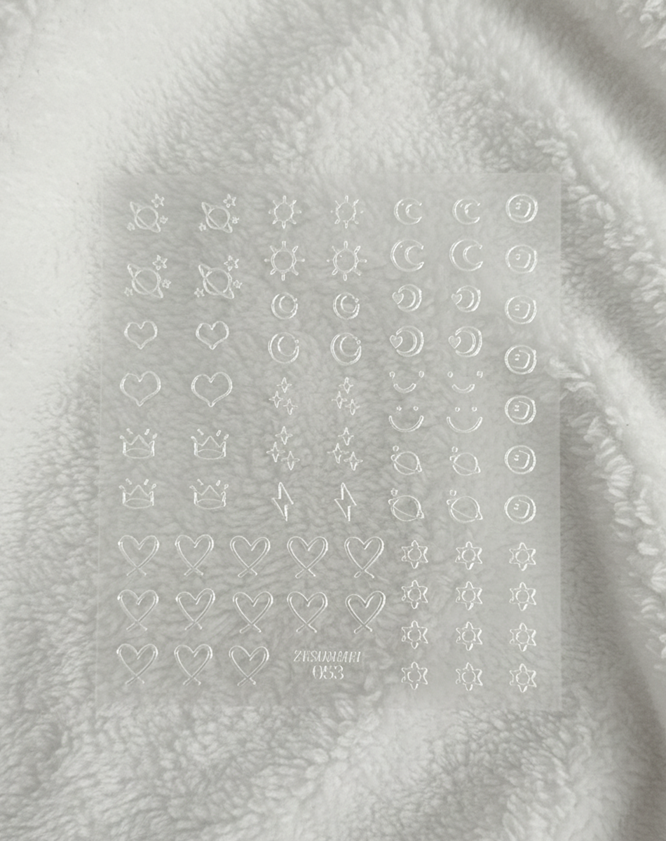 Cosmic Symbols Nail Stickers (2 Pieces)