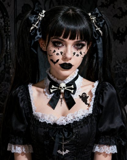 Halloween Spider & Ghost Temporary Tattoos