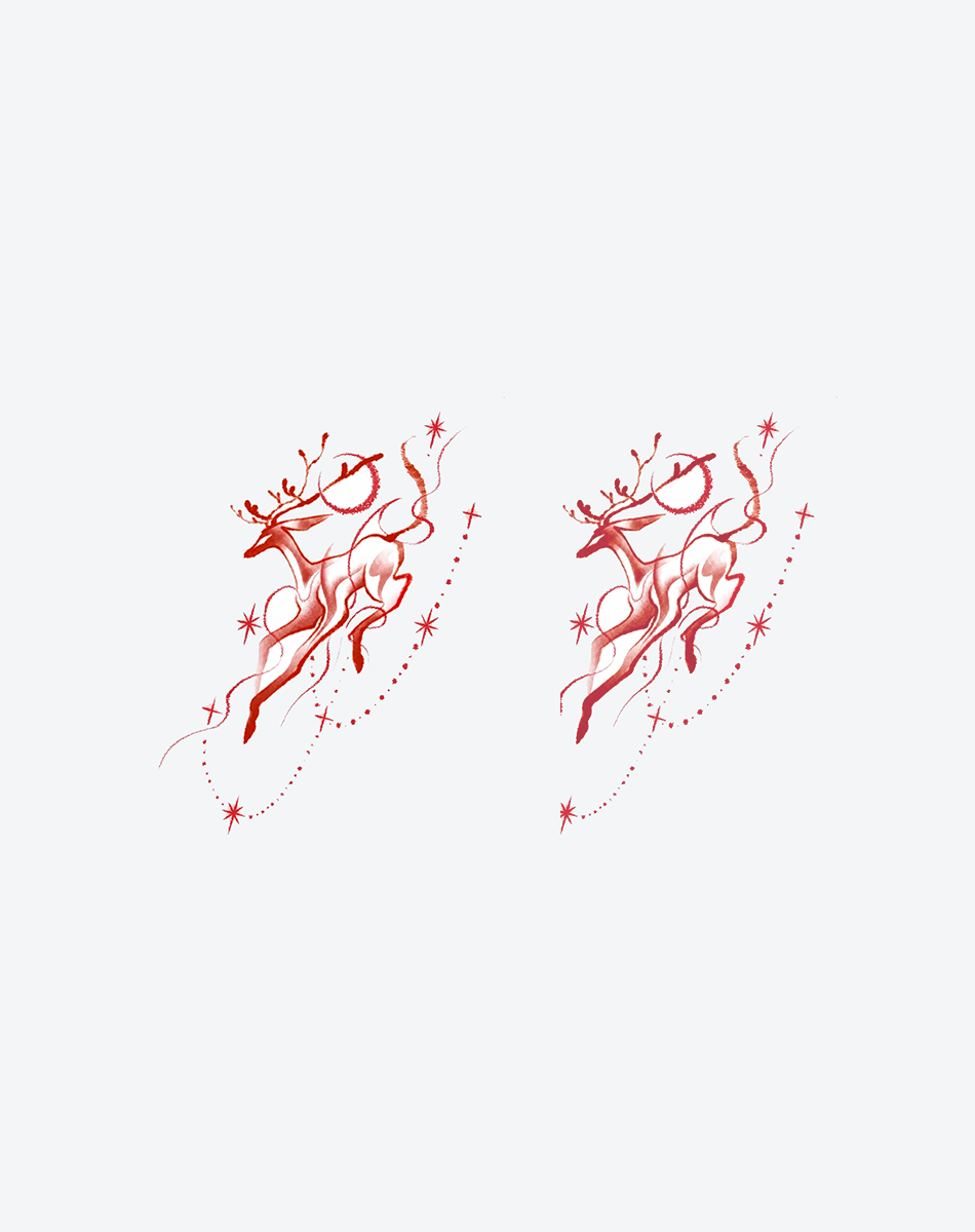 Starlit Reindeer