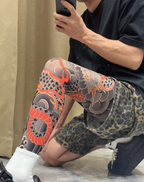 Tattoo Stockings | Sheer Fake Leg Tattoo