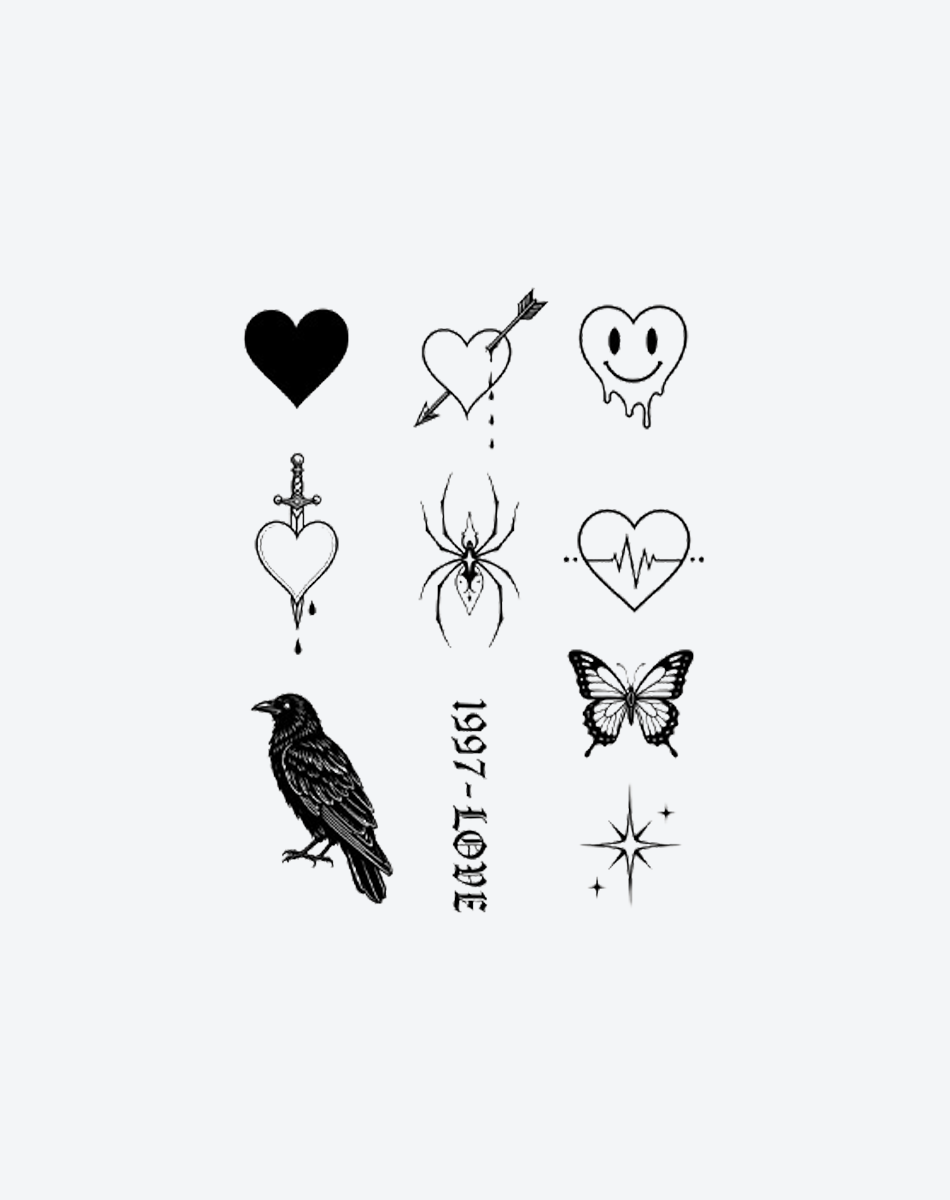 Raven & Heart Mini Sheet