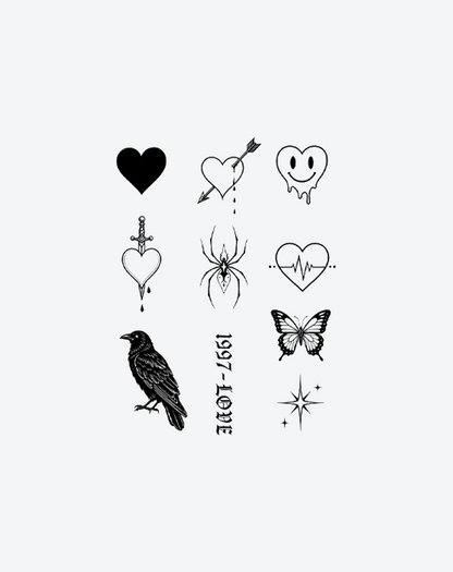 Raven & Heart Mini Sheet