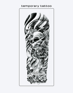 Knight of the Dark - Thorn & Rose Fake Tattoos