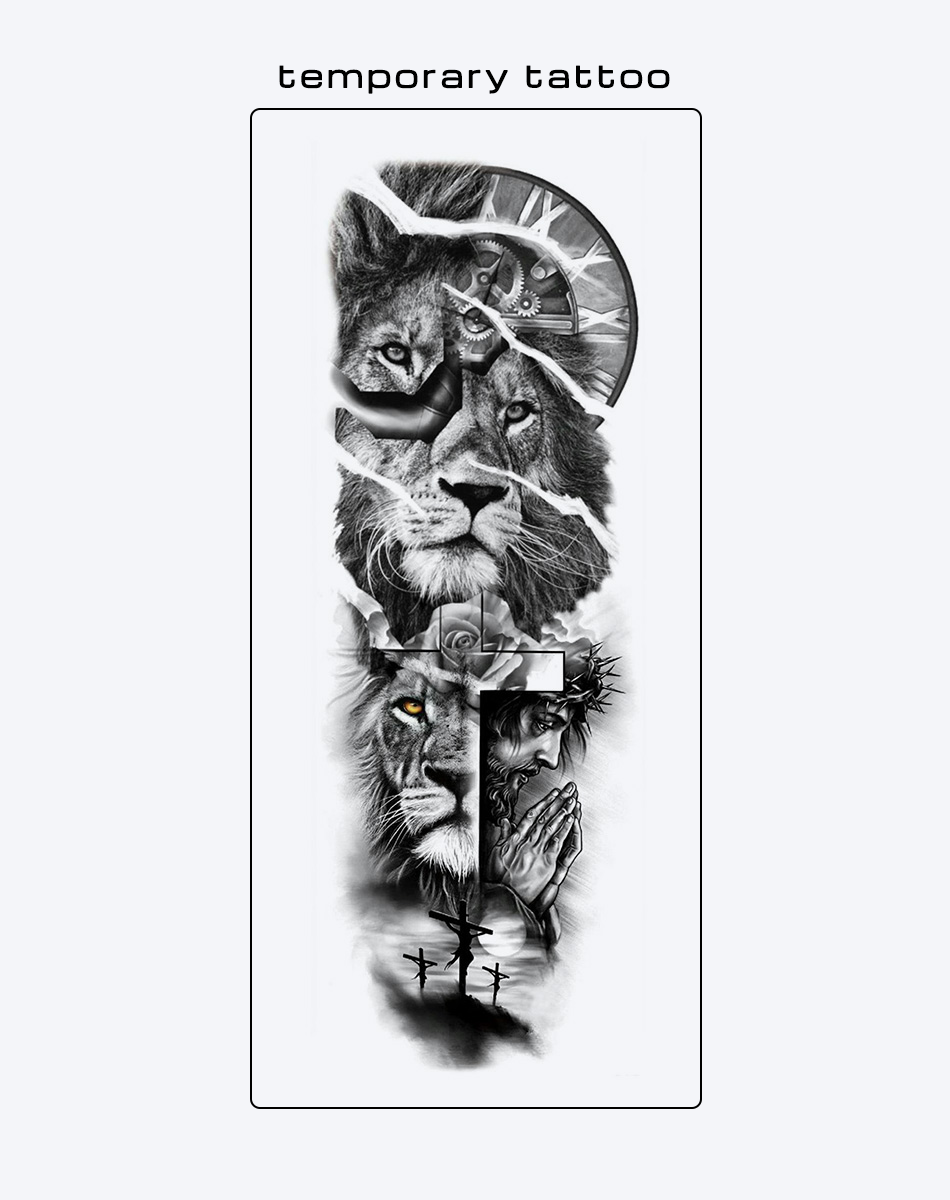 Nature and Wildness - Primal Fake Tattoo Designs