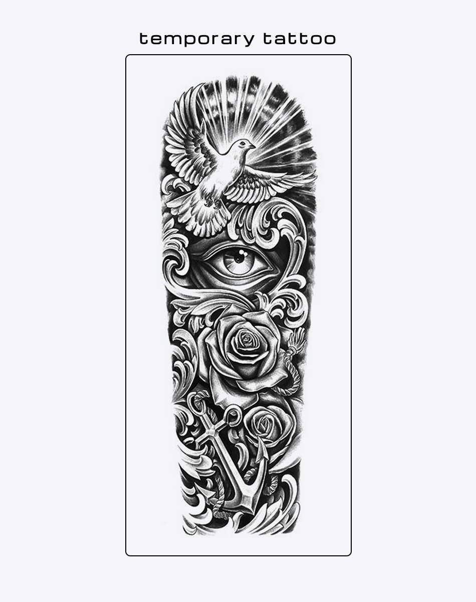 All-Seeing Eye, Dove and Rose - Mystic Art