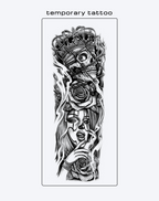 Knight of the Dark - Thorn & Rose Fake Tattoos