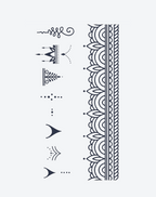 Temporary Tattoos - Mandala Muse Intricate Lace