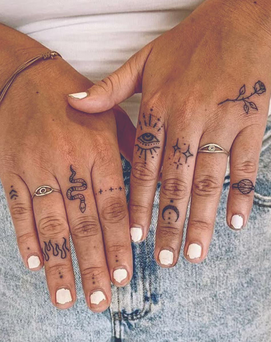 Cosmic Spiritual Body Art Temporary Tattoo