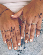 Cosmic Spiritual Body Art Temporary Tattoo