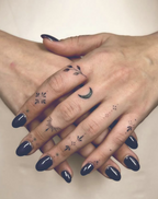 Starlit Harmony Temporary Tattoo Set