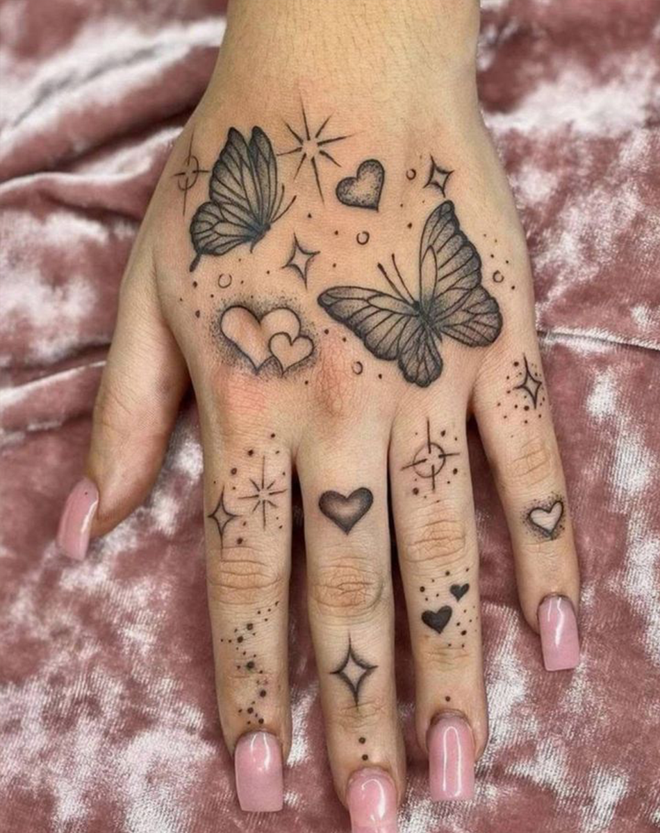 Whimsical Celestial Stardust & Butterflies Set