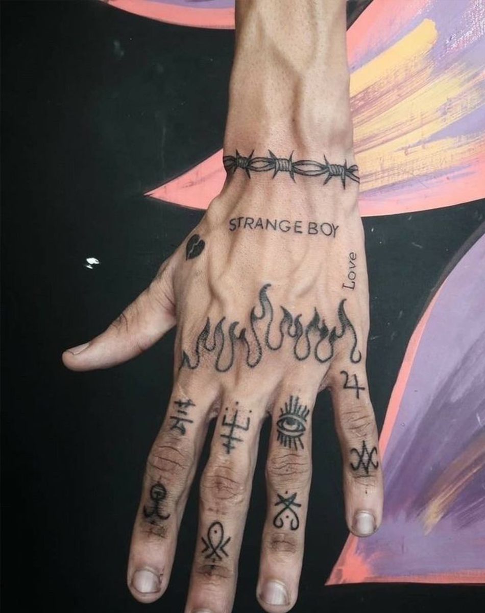 Edgy Micro Symbols Rebel Sigils Tattoos