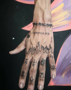 Edgy Micro Symbols Rebel Sigils Tattoos