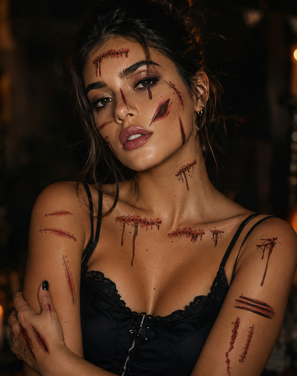 Bloody Wounds Tattoo