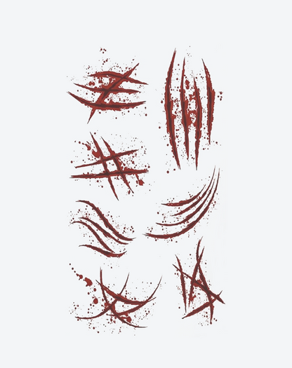 Bloody Scratch Tattoo