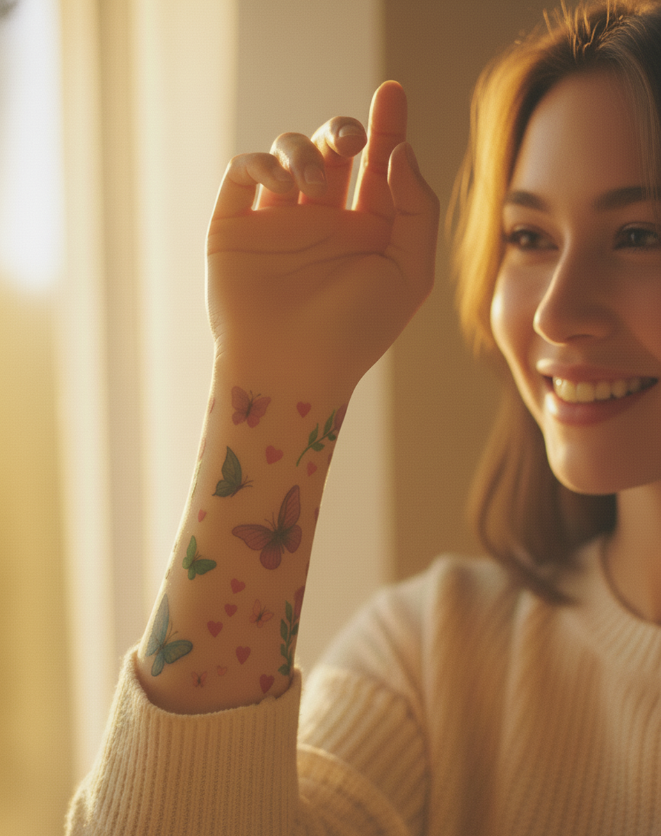 Butterfly Rose Heart