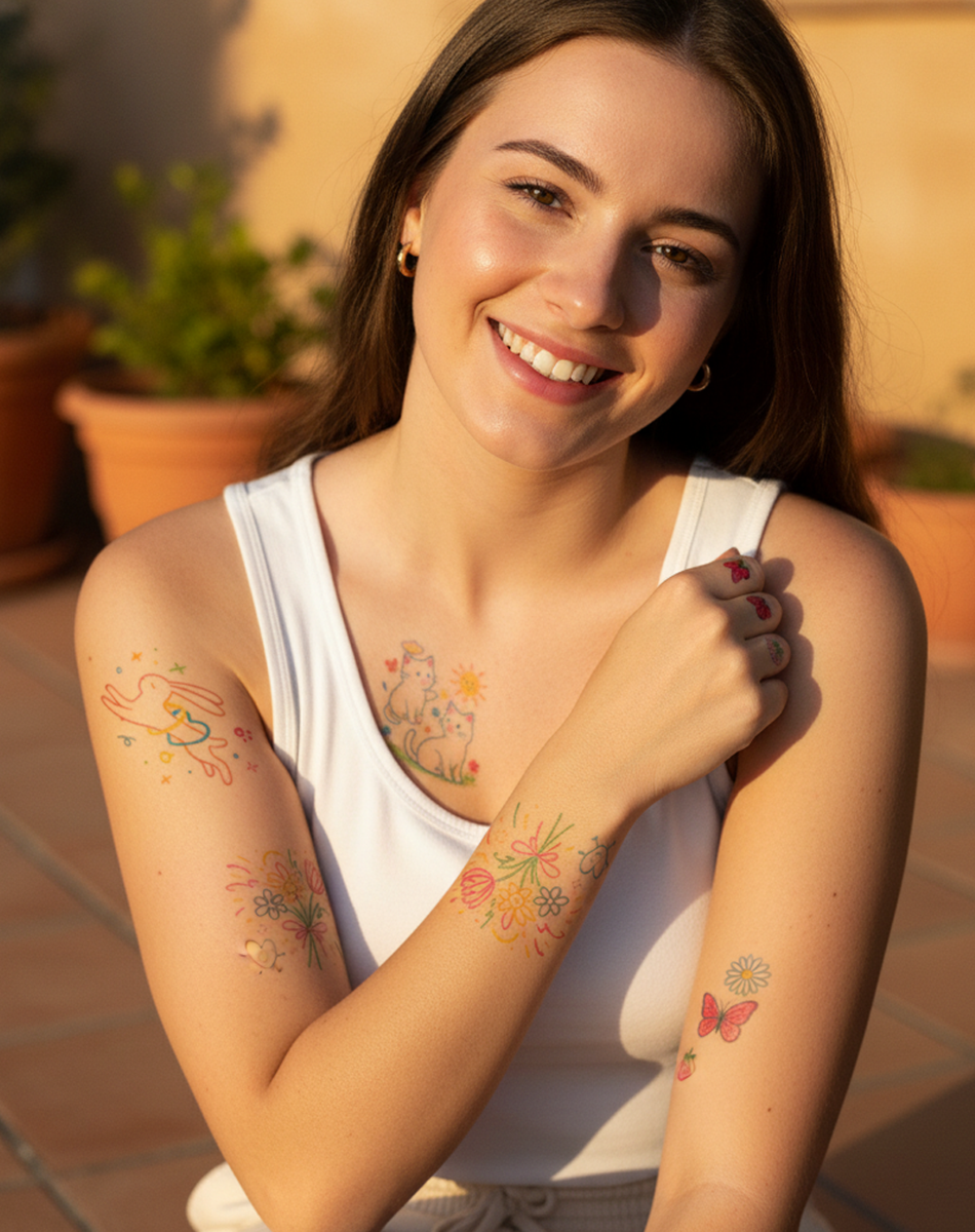 Energetic Cat & Bunny Garden