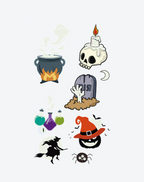 Luminous Halloween Tattoos for Party Fun