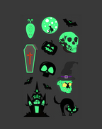Luminous Halloween Tattoos – Glow in the Dark