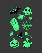 Luminous Halloween Tattoos for Party & Cosplay