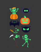 Luminous Halloween Tattoos – Glow in the Dark