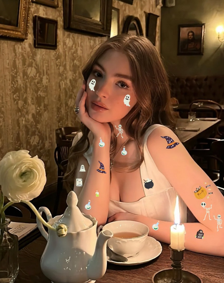 Luminous Halloween Tattoos – Glow in the Dark