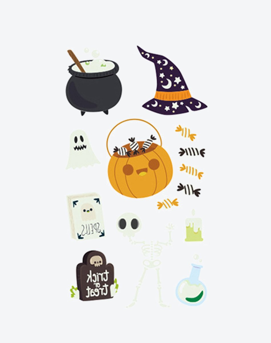 Luminous Halloween Tattoos – Glow Temporary Ink