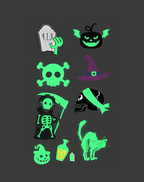 Luminous Halloween Tattoos for Party & Cosplay