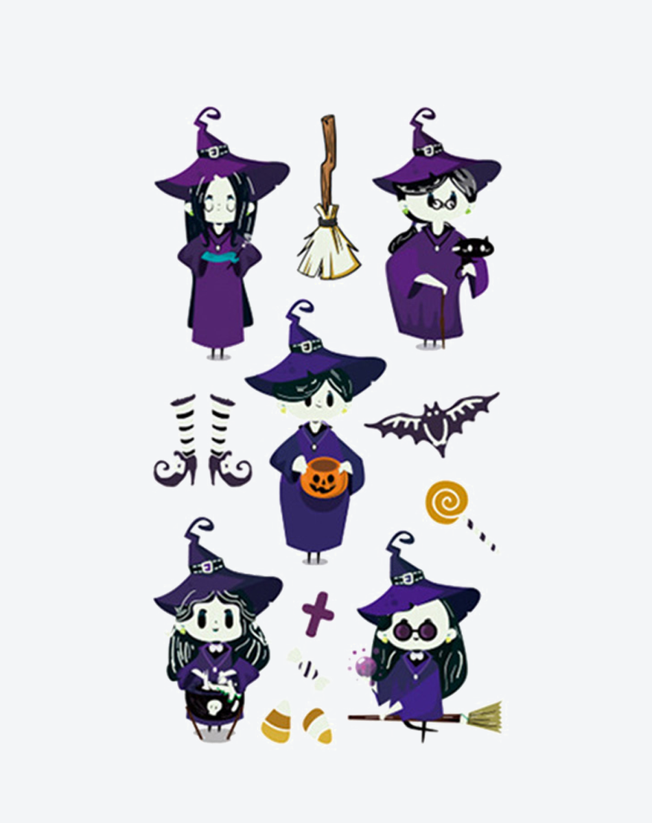 Luminous Halloween Tattoos – Glow Temporary Ink