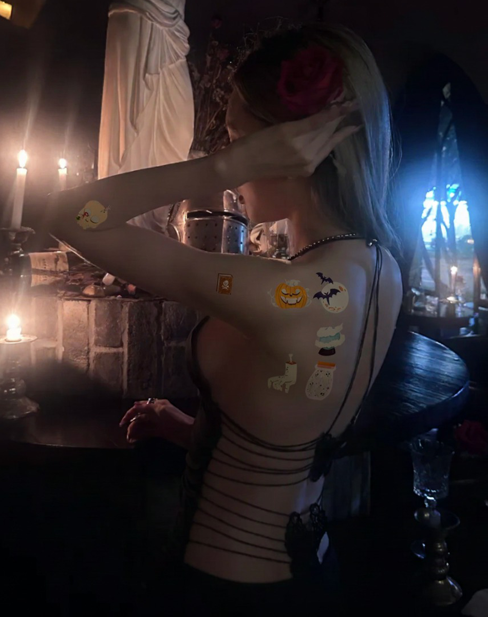 Luminous Halloween Tattoos – Glow in the Dark